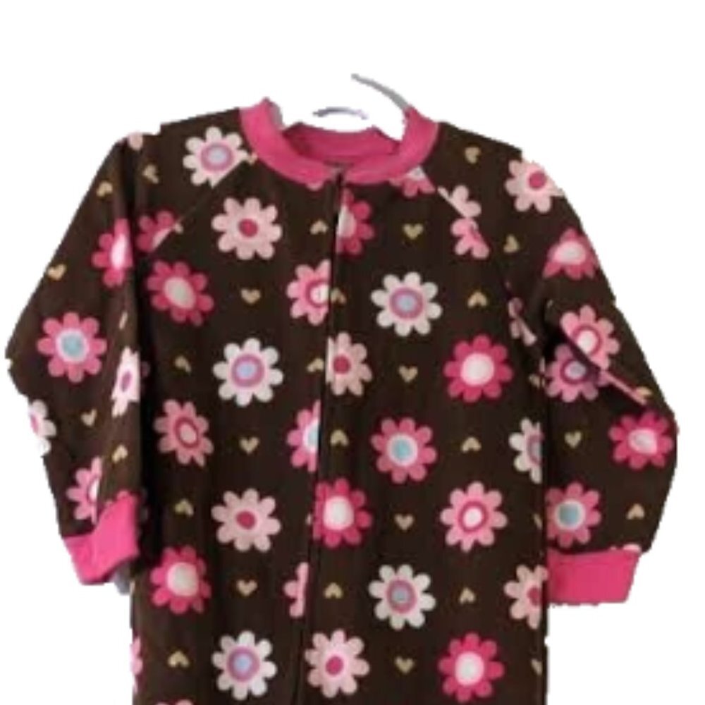 NWT Carter's Comfy-Fit Toddler Girls Butterfly Dot Pajama Dream PJ Sleep… - Picture 2 of 6